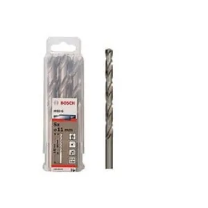 BOSCH 2608595079 11MM HSS-G METAL DRILL BITS , DIN 338