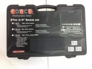 FORCE 6212 3/4″DR. 21PCS METRIC SOCKET SET