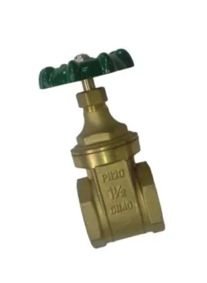 KAMCY PN20 DN40 1.1/2″ BRASS GATE VALVE