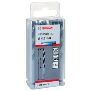 BOSCH HSS POINT-TeQ 2608577213 4.5MM METAL TWIST DRILL BIT