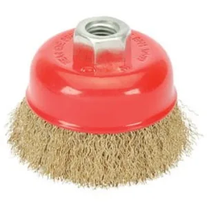 4″ X 14MM BRASS SOFT CUP WIRE BRUSH