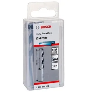 BOSCH HSS POINT-TeQ 2608577208 4MM METAL TWIST DRILL BIT