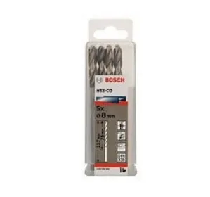BOSCH 2608585894 8MM HSS-COMETAL DRILL BITS   STANDARD