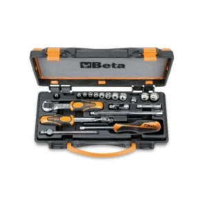 BETA 900MB/C19 1/4″DR. METRIC BI-HEX SOCKET SET