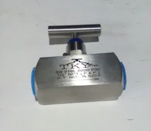 TKY 1/2″NPT 6000PSI SS316 FxF NEEDLE VALVE