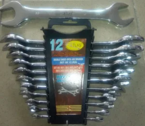 12 PCS ATLAS DOUBLE OPEN END WRENCH