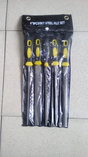 5PC 8” STEEL FILE SET