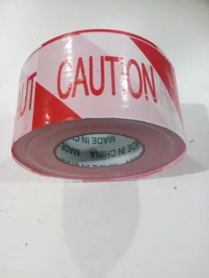 RENYAN 3″ x 500MTRS CAUTION TAPE WHITE & RED