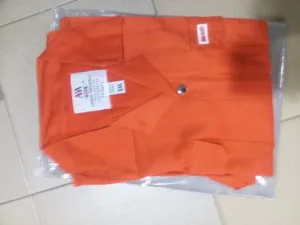 AAA SC/03 UNIQUE ORANGE SAFETY COVERALL