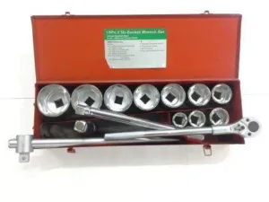 RAIDER 15PC 1″ DR. 6P METRIC SOCKET SET