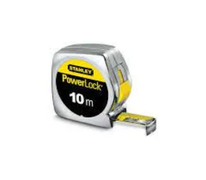STANLEY 0-33-442 10M/25MM POWERLOCK CLASSIC STAINLESS STEEL MEASURING TAPE