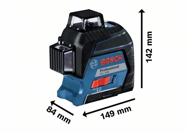 BOSCH GLL 3-80 120M PROFESSIONAL LASER LEVEL - Image 3
