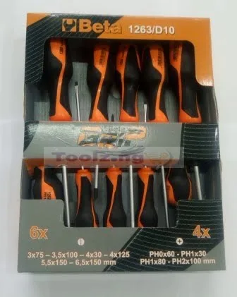 BETA 1263D/10 SCREWDRIVERS SET - Image 2
