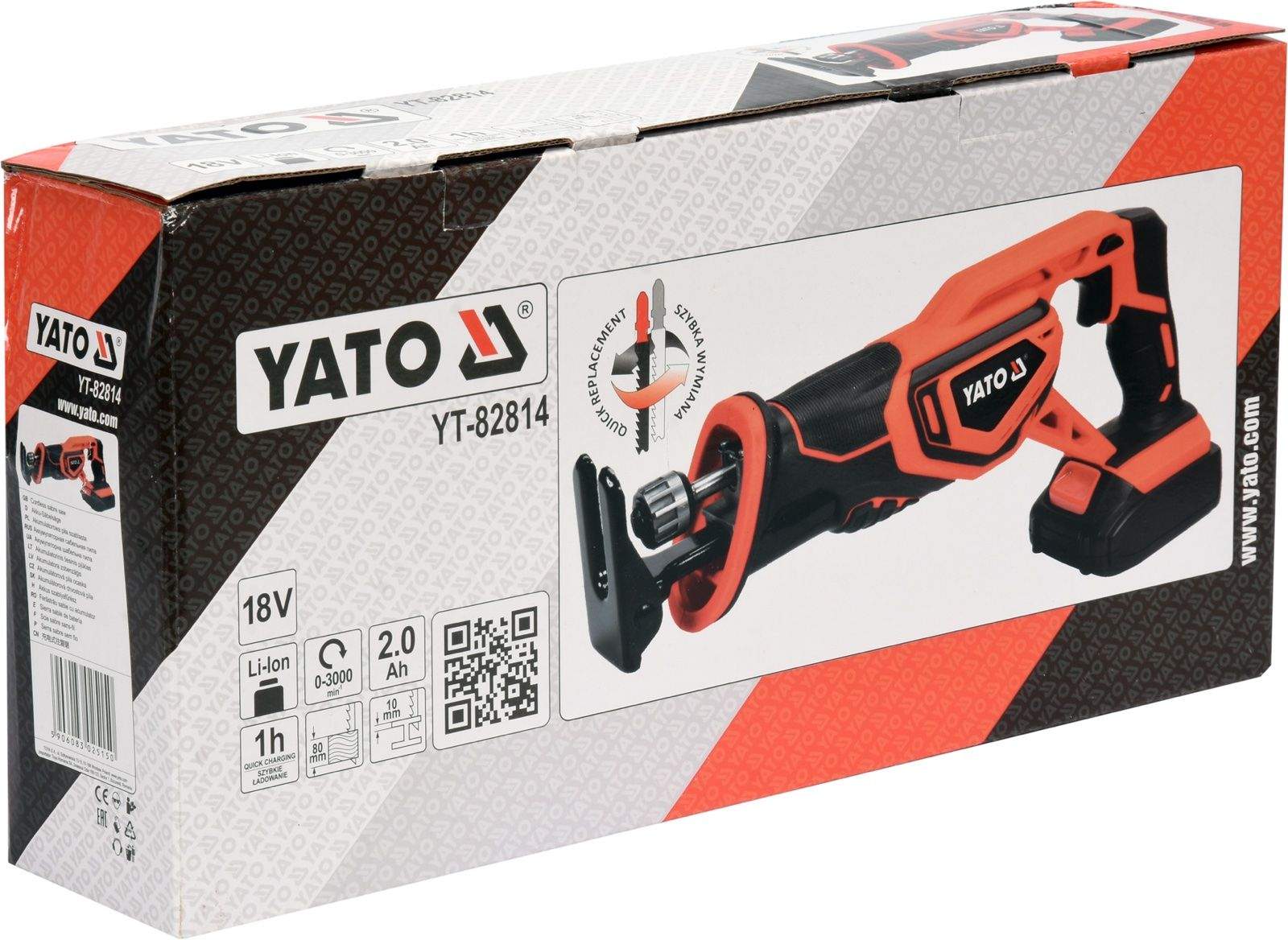 YATO YT-82814 18V CORDLESS SABRE (RECIPROCATING) SAW - Image 2