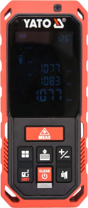 YATO YT-73127 60M LASER DISTANCE METER – WITH CONSTANT ANGLE PITCH MEASUREMENT