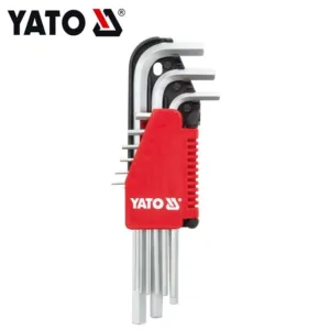 YATO YT-0500 HEX KEY SET – 9PCS 1,5-10MM; (1.5, 2, 2.5, 3, 4, 5, 6, 8, 10MM)