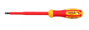 YATO YT-28133 INSULATED SLOTTED SCREWDRIVER (VDE) – 1000V, 4×100