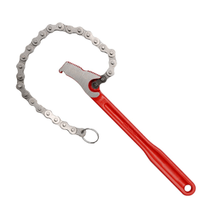 YATO YT-22260 12''/300MM PIPE WRENCH - CHAIN STRAP TYPE, STEEL HANDLE