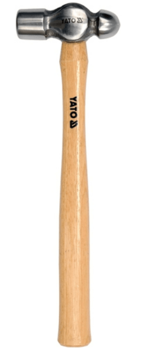 YATO YT-4521 36MM BALL PEIN HAMMER – WOODEN HANDLE