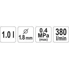YATO YT-2346 1.8MM 1L PNEUMATIC (AIR) SPRAY GUN - Image 3