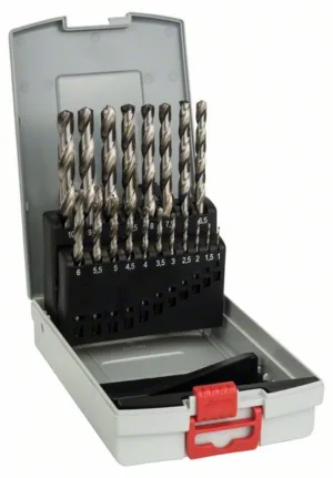 BOSCH 2608587013 1-10mm HSS-G ProBox METAL DRILL BIT SET