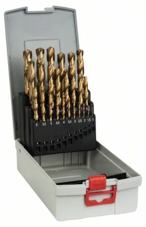BOSCH 2608587019 1-13mm PROBOX HSS-TiN METAL DRILL BIT SET (titanium coating)