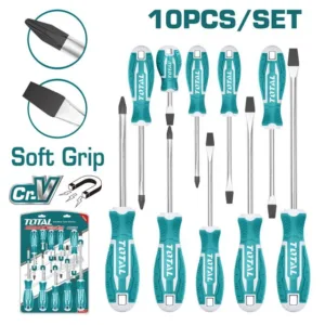 TOTAL THT250610 10PCS SCREWDRIVER