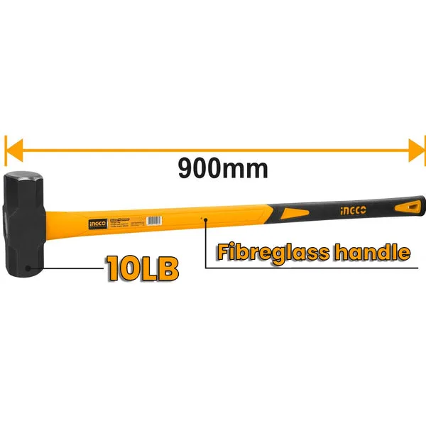 INGCO HSM01498 10LB SLEDGE HAMMER - Image 2