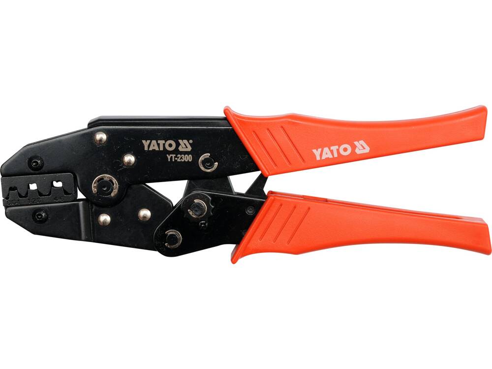 YATO YT-2300 220M 0.5-6.0MM RATCHET CRIMPING PLIERS