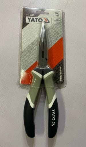 YATO YT-6587 8″ 200MM, HIGH LEVERAGE LONG NOSE PLIERS