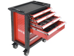 roller cabinet with tools insert