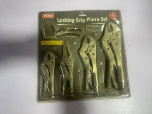 KINGS 5PCS GRIPPING AND LOCKING PLIER SET