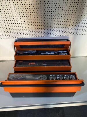 JUMLEE CT128502 1/4″ & 1/2″ 5 TIER COMPLETE METRIC CANTILEVER TOOL BOX