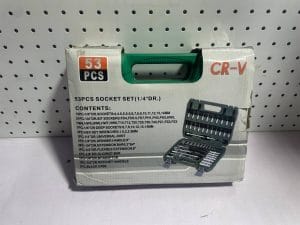 CR-V 3PCS 1/4” DR SOCKET & BITS SET – METRIC