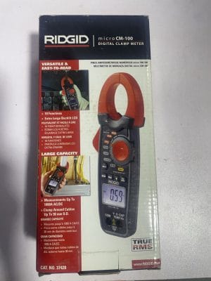 RIDGID MICRO CM-100 1000A AC/DC DIGITAL CLAMP METER