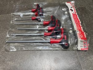LONGCHUANG LC-8802 2-8MM 7PC L-HANDLE HEX KEY WRENCH SET