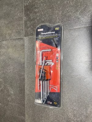 DF TOOLS M-2 T10-T50 (1.5-10MM) 9PC HEX ALLEN KEY SET