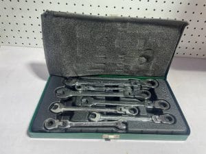 JIER TOOLS 8827 8MM-19MM 7PCS COMBINATION SPANNER (RATCHET) SET – METRIC