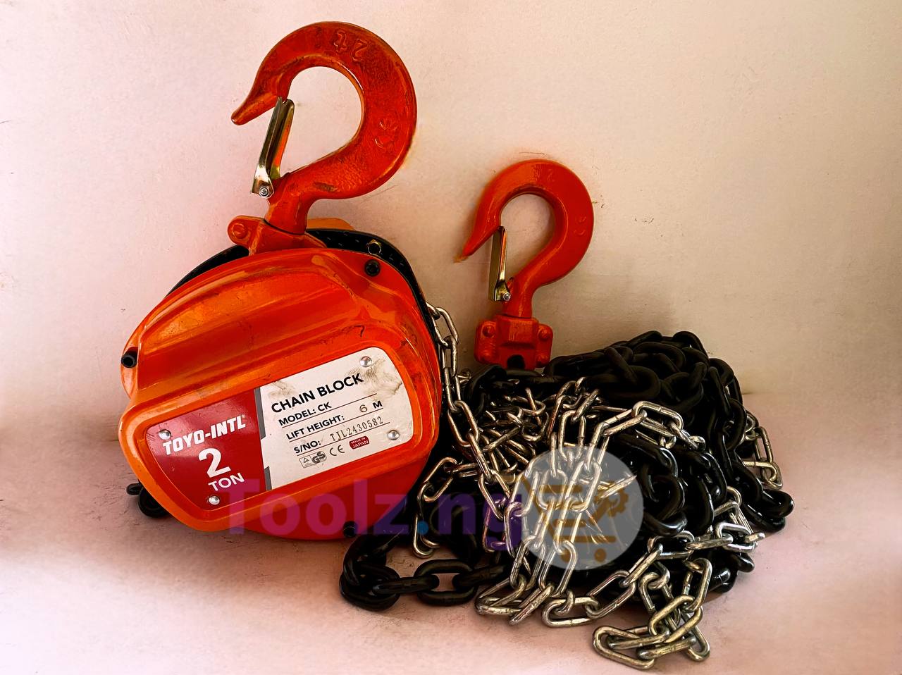 TOYO 2TON X 6METER CHAIN HOIST
